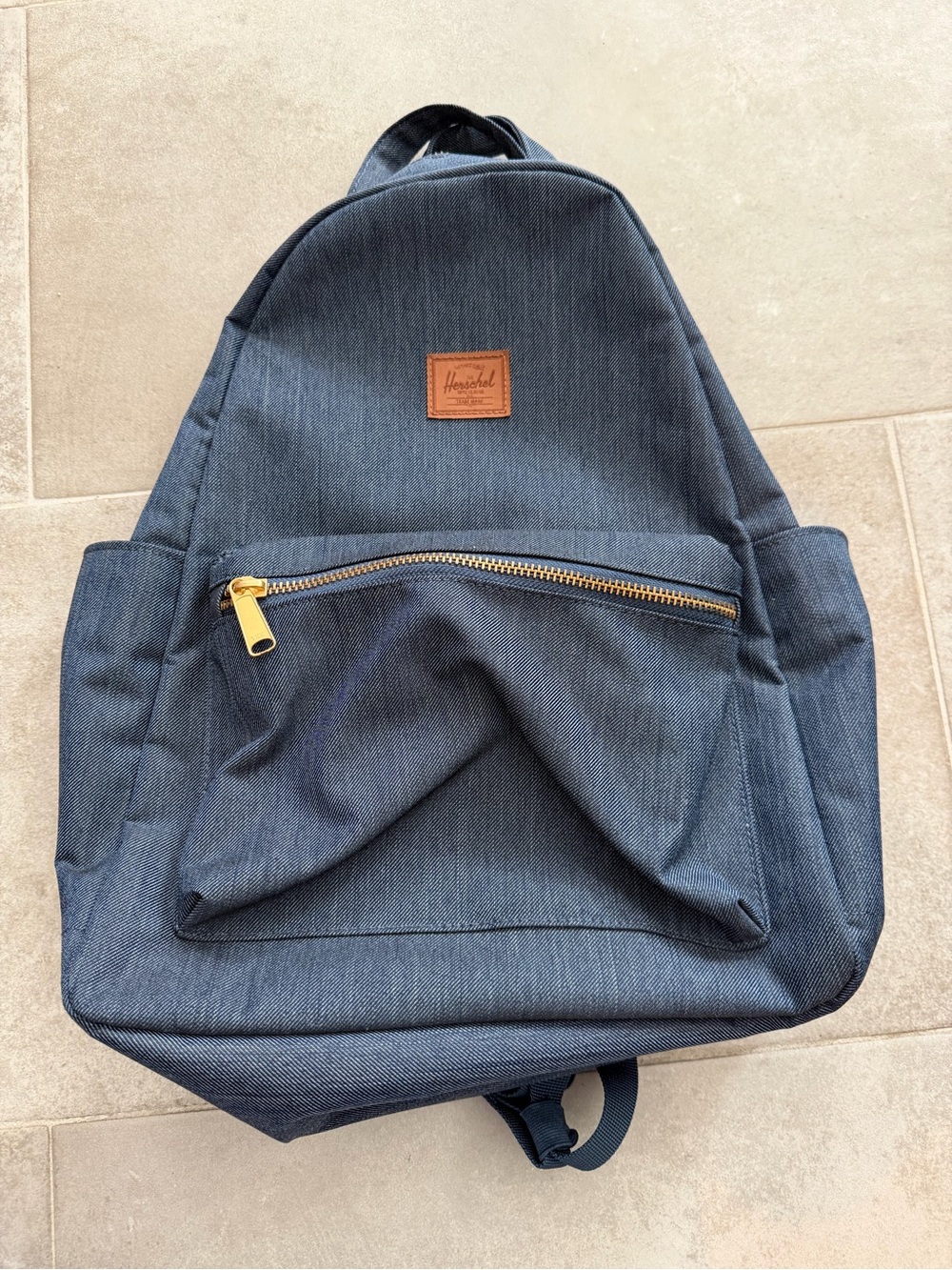 Herschel Supply Company Heritage Backpack in Dark Blue denim